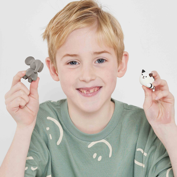 Tiger Tribe Super Clay Grey pasta modellabile leggera