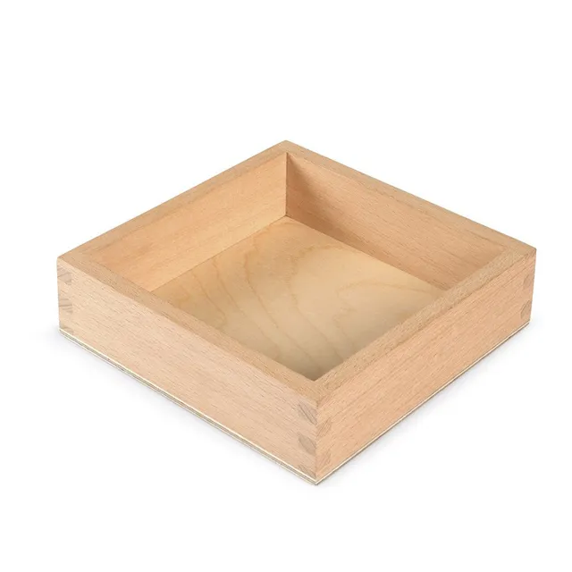 Grapat Scatola legno contenitore 16x16 cm