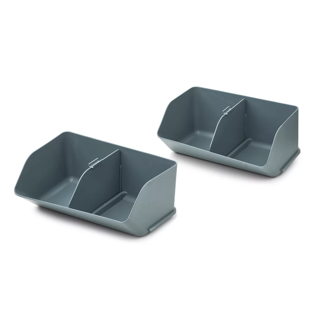 Liewood Rosemary Organizer Scrivania 2 Pezzi Whale Blue