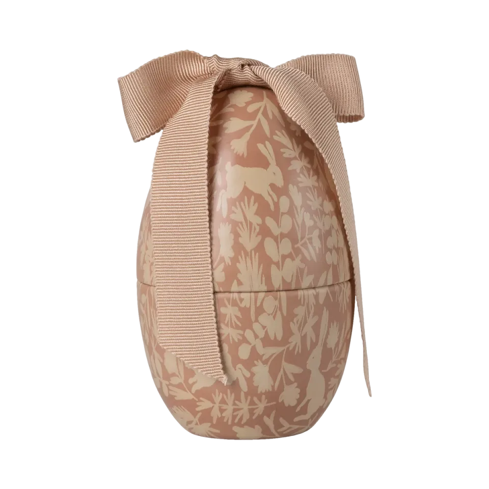 Maileg Uovo di Pasqua contenitore metallo piccolo rosa