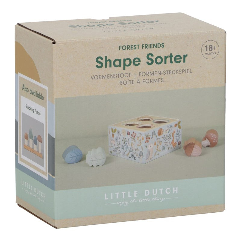 Little Dutch Forest Friends cubo forme in legno
