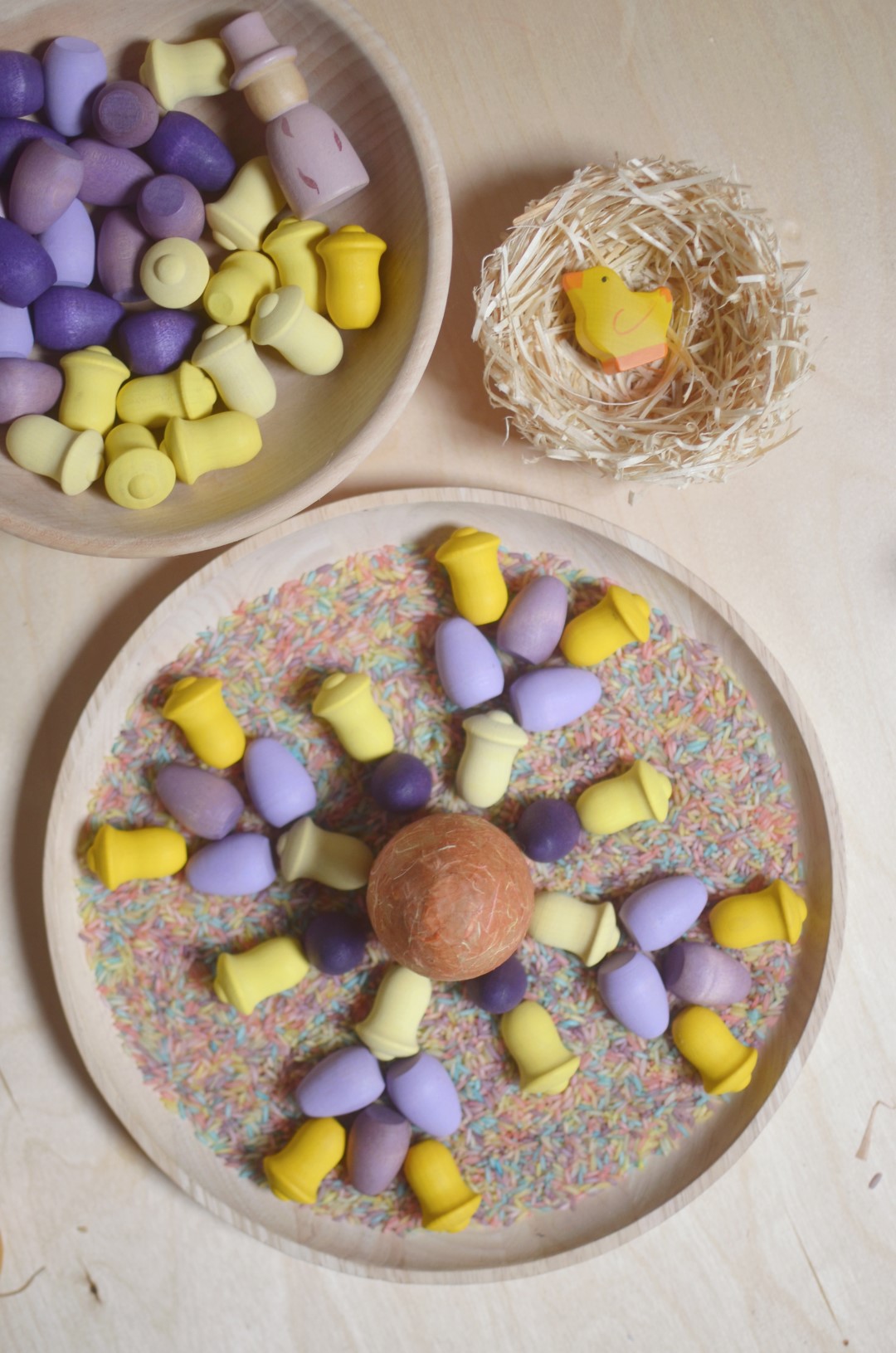 Grennn Pastel Mix riso sensoriale 750 g colori pastello