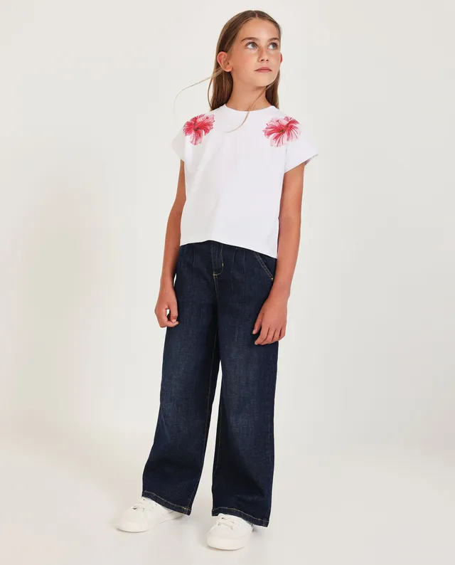 Tuc Tuc pantaloni bambina jeans gamba larga