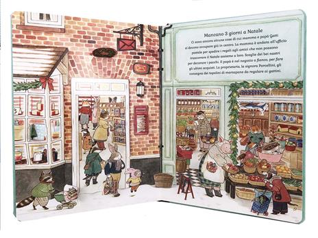 Emme Edizioni Natale famiglia Gatti libro tattile con alette