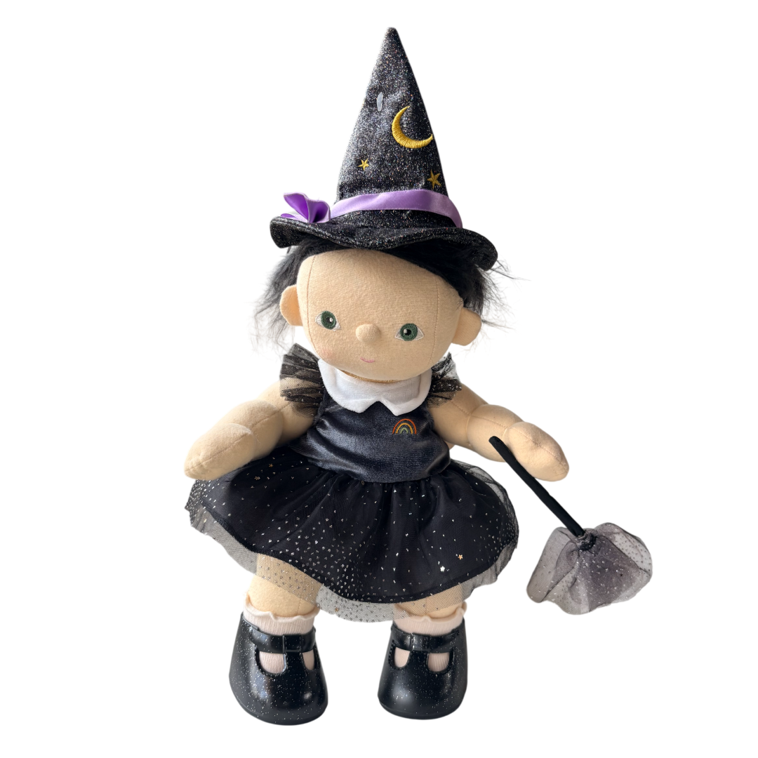 OlliElla Dinkum Dolls bambola Mabel Witch 35 cm