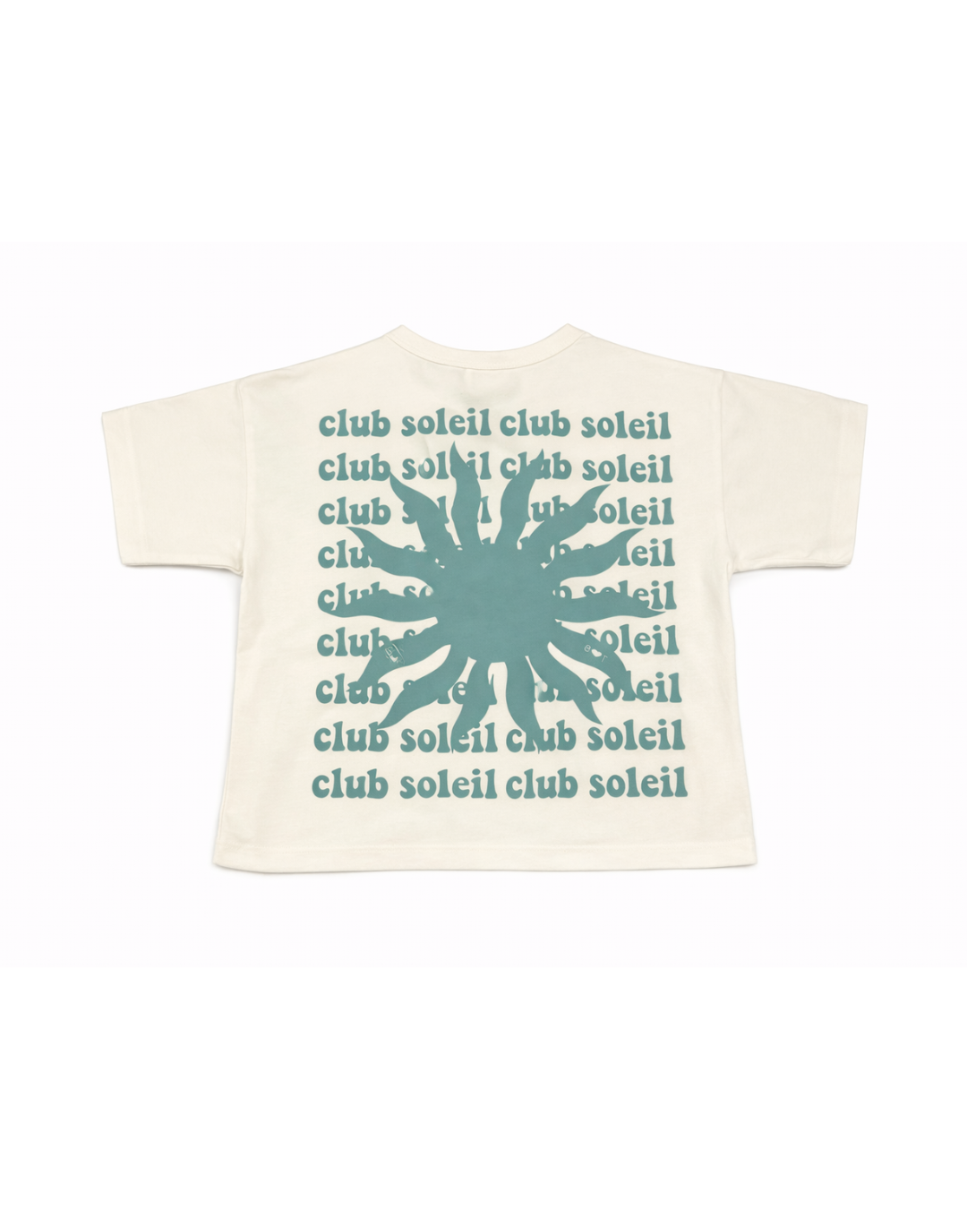 Ella and Rapha Club Soleil t-shirt bambino ecru cotone bio