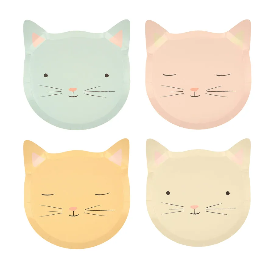 Meri Meri Cute Kittens Piatti Carta 8 Pezzi