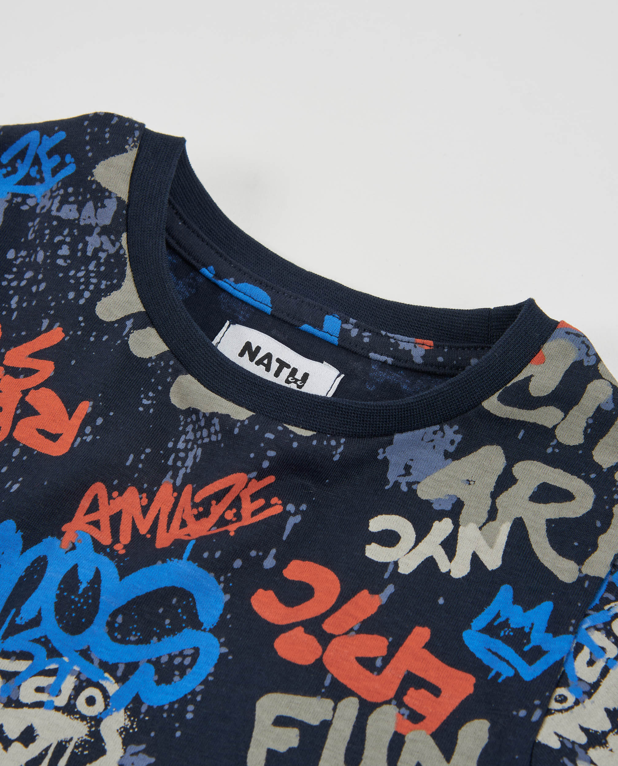 Tuc Tuc Rebel Street maglia bambino graffiti blu 4A