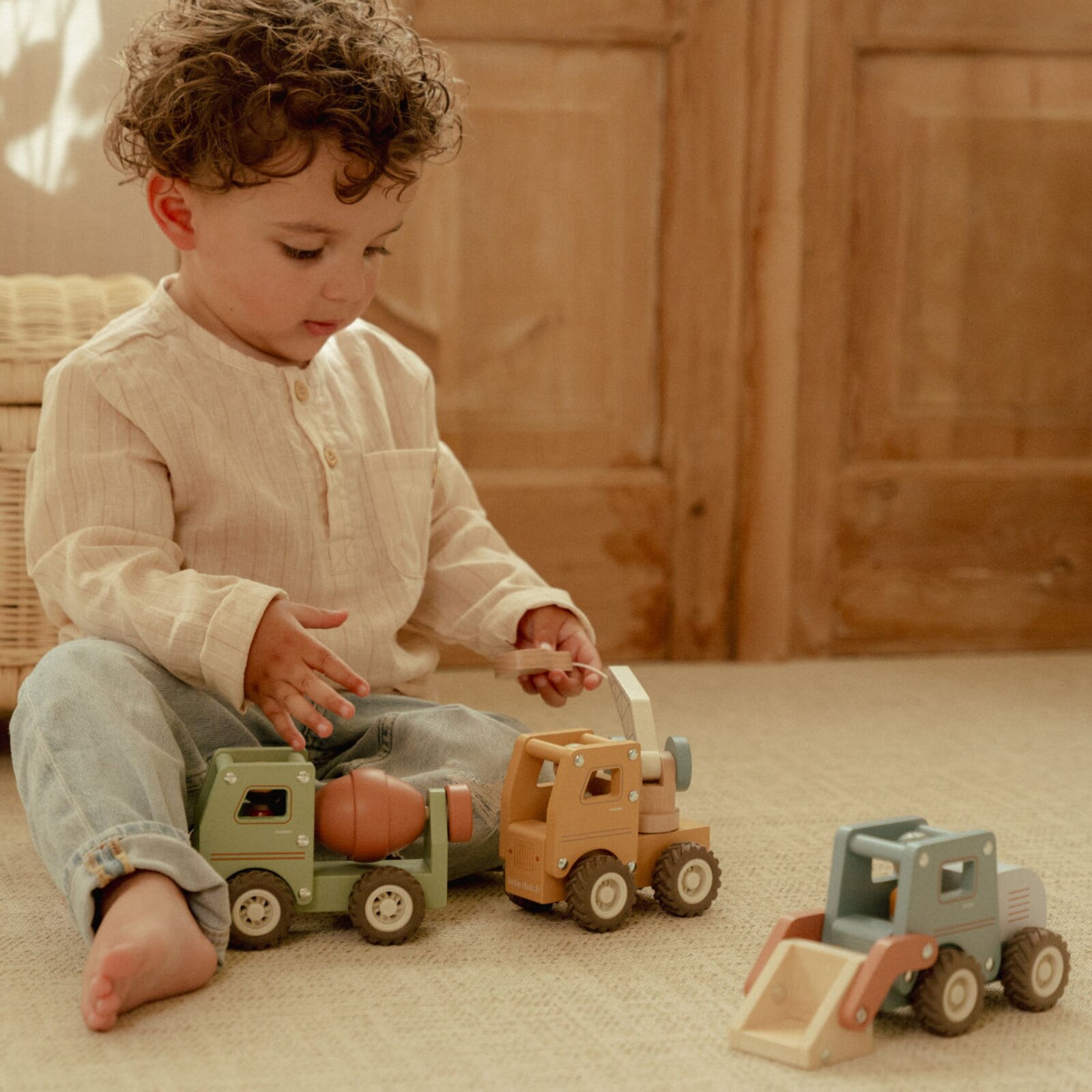 Little Dutch Ruspa automezzo legno 18 mesi