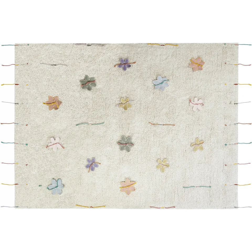 Lorena Canals Wildflowers tappeto gioco 120x160 cm 14 fiori