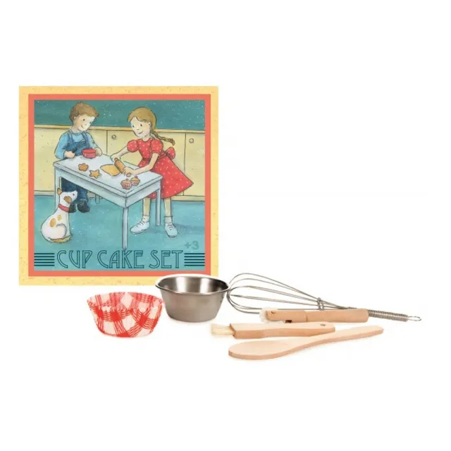 Egmont Toys cupcake set cucina legno 7 pezzi