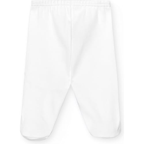 Babidu leggings neonato cotone con piedini invernali