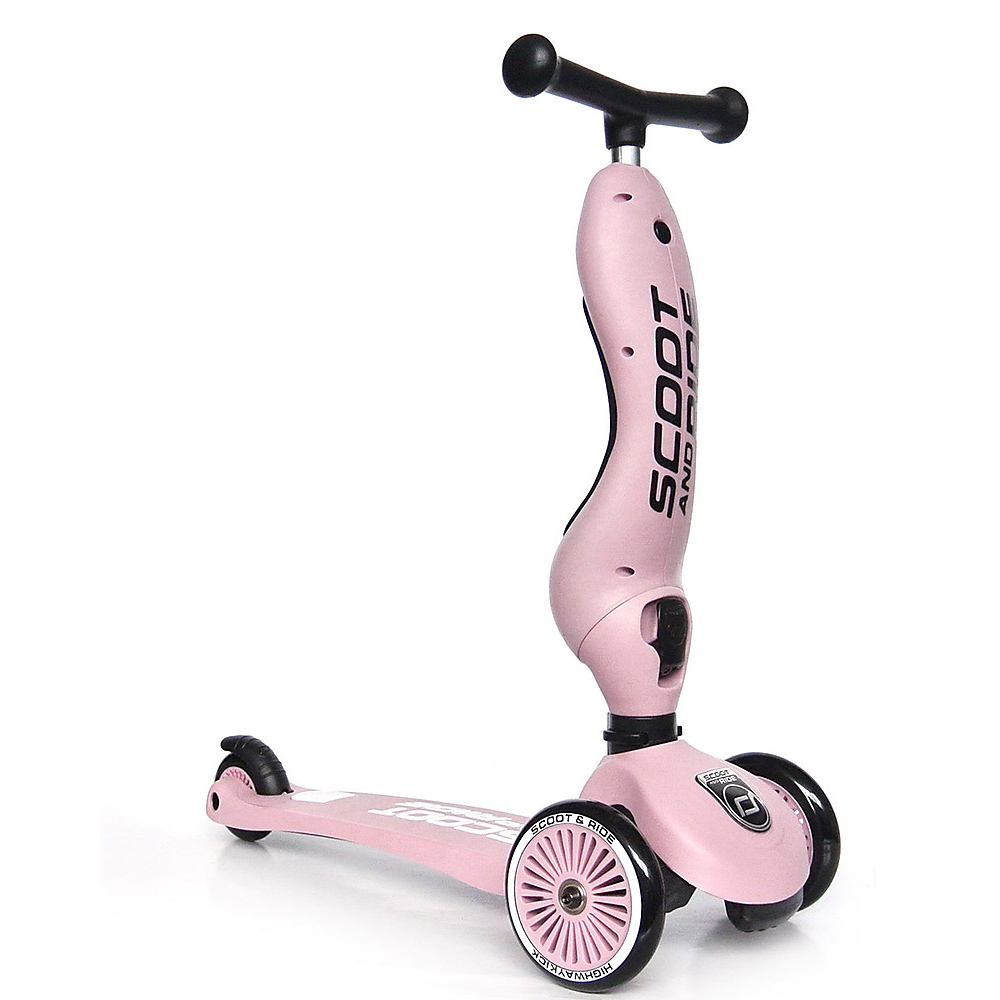 Scoot and Ride Highwaykick 1 monopattino rosa 2in1
