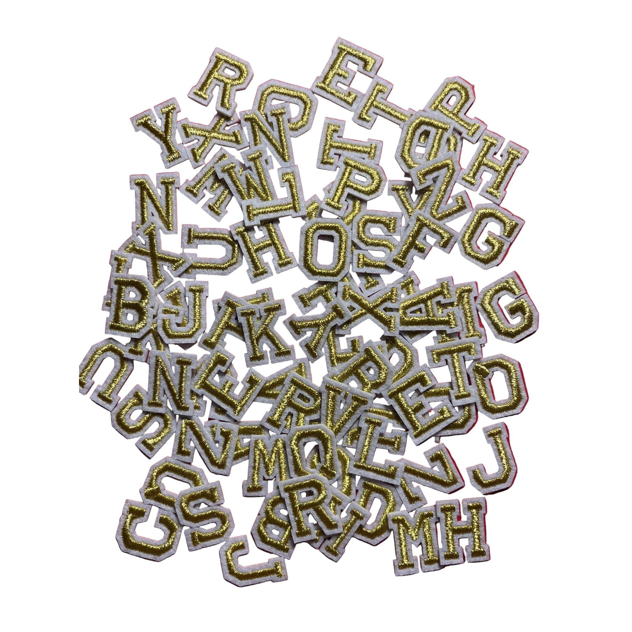Slugs & Snails Mini Varsity lettere termoadesive 2 cm A-Z