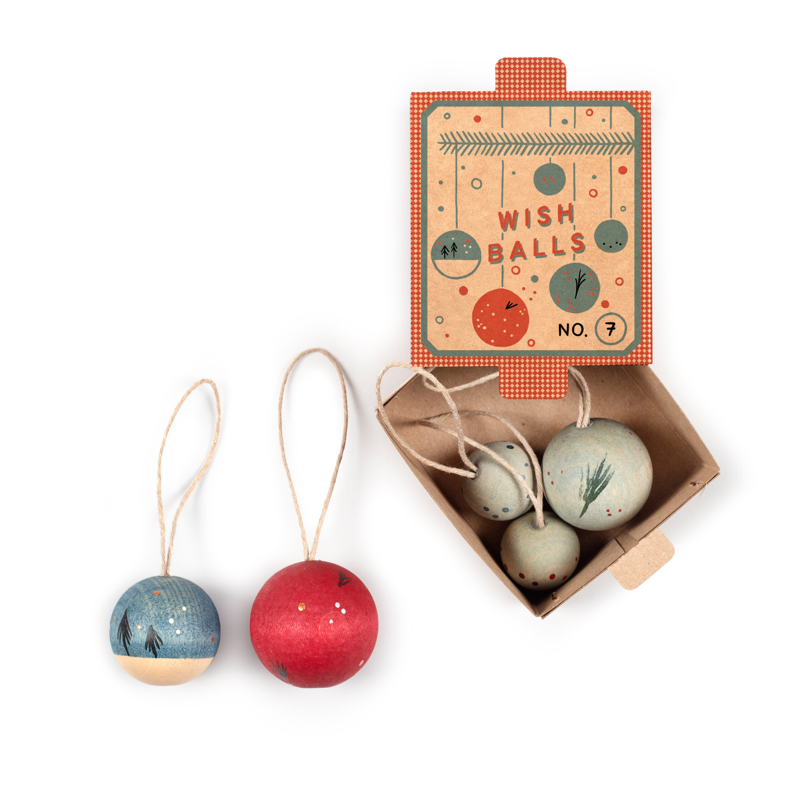 Grapat Ornaments N.7 Wish Balls decorazioni 5 pezzi