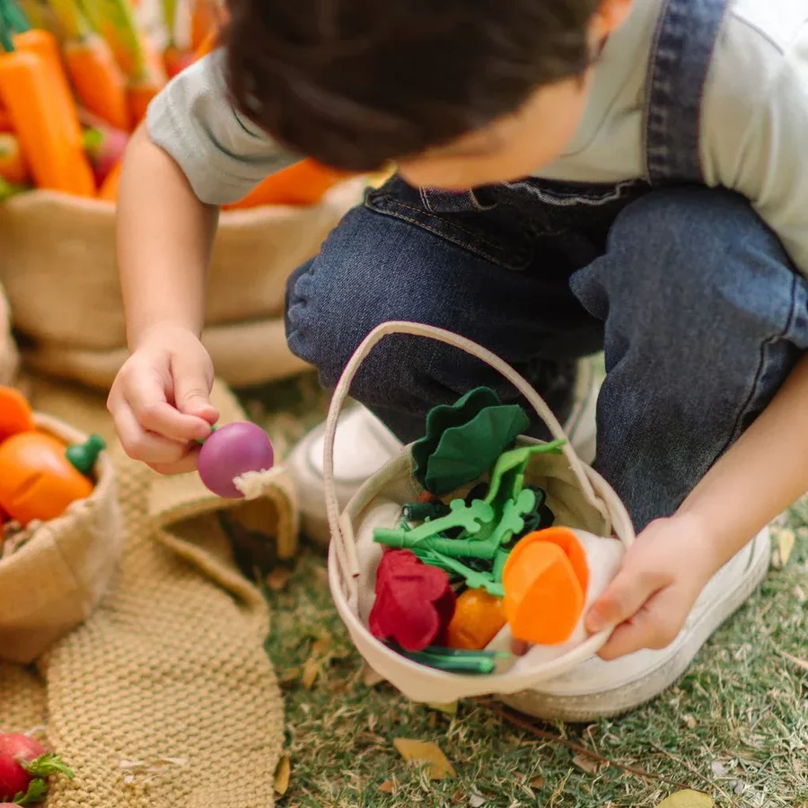 PlanToys Fresh Veggie Basket Cesto 12 Pezzi