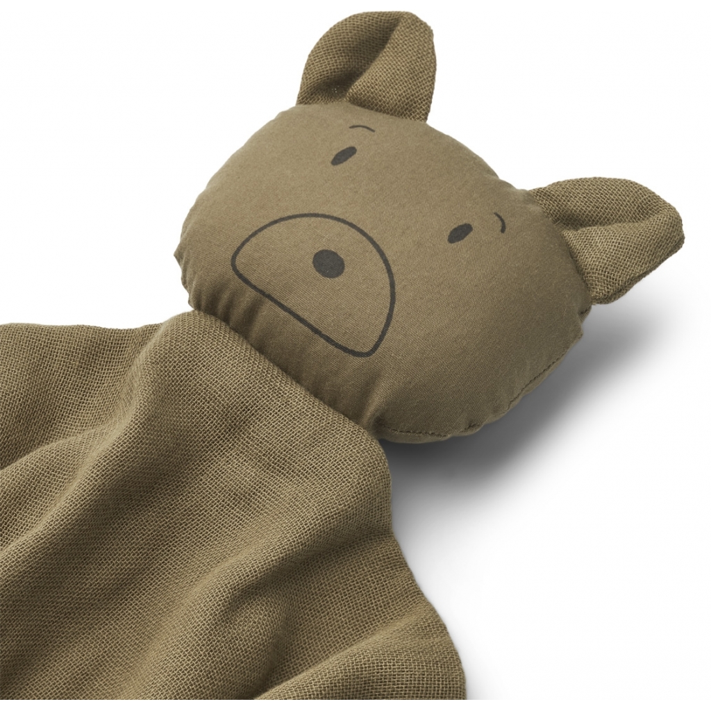 Liewood Doudou garza orso coniglio doudou 2 pezzi khaki blue
