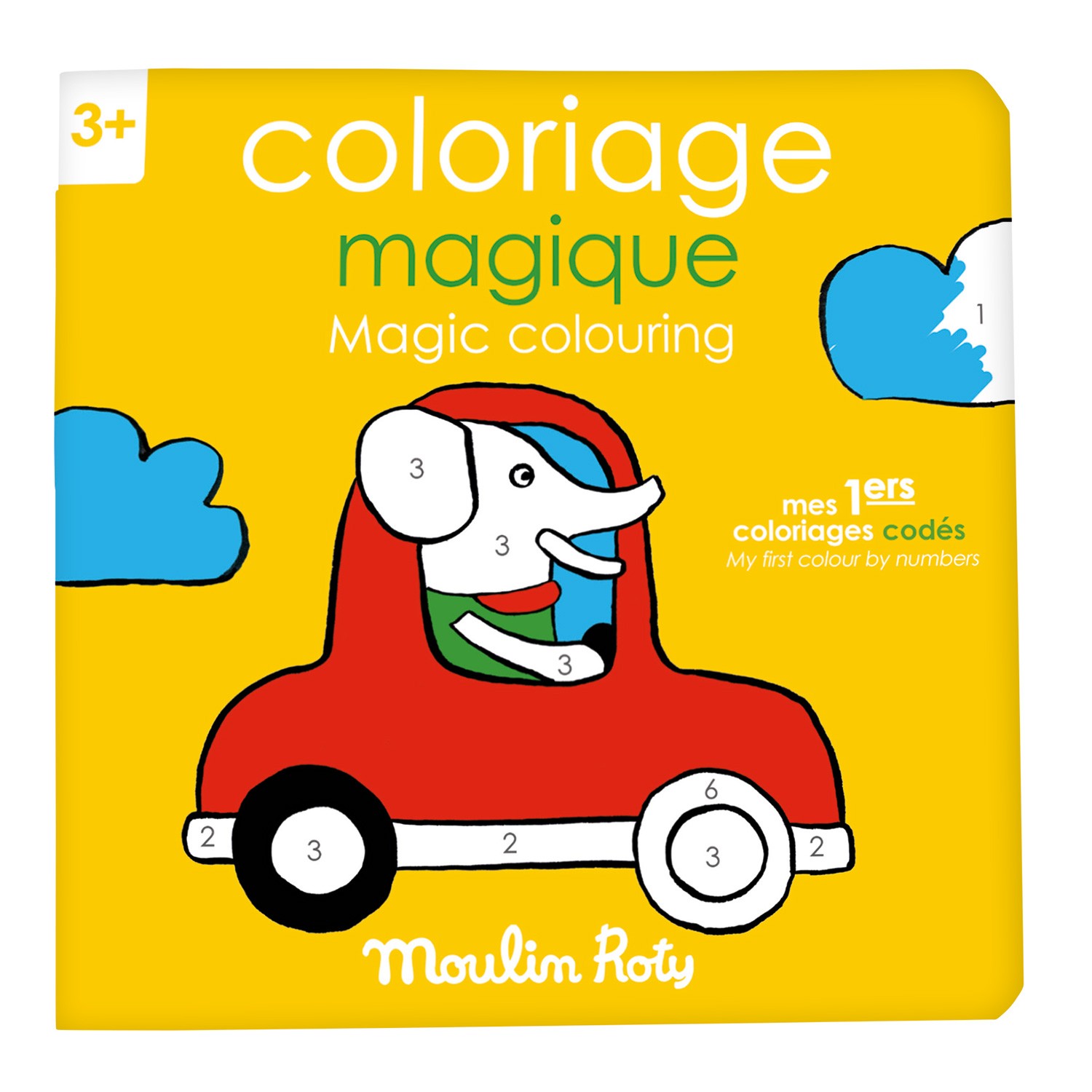Moulin Roty Popipop Magia quaderno da colorare 20 pagine