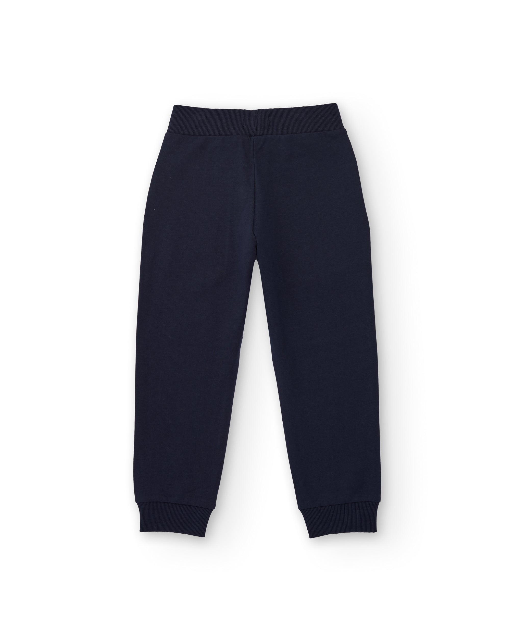 Tuc tuc pantaloni tuta bambino blu navy felpati