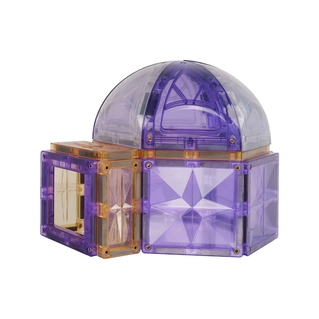 Cleverclixx Curved Dome costruzioni magnetiche 34 pezzi pastel