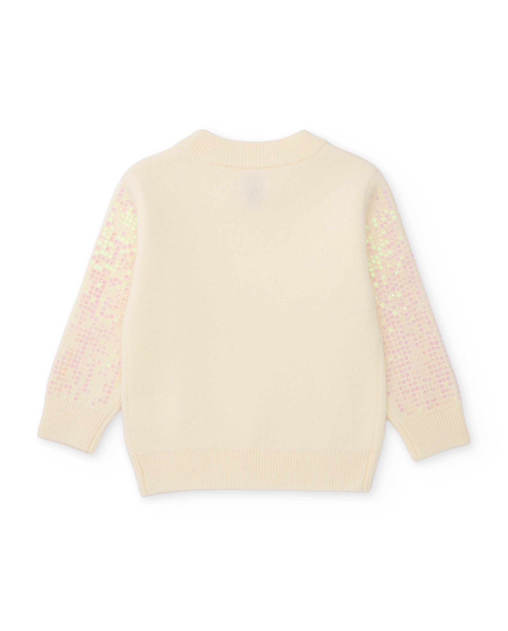 Tuc Tuc Frozen Flowers maglione bambina ecru paillettes