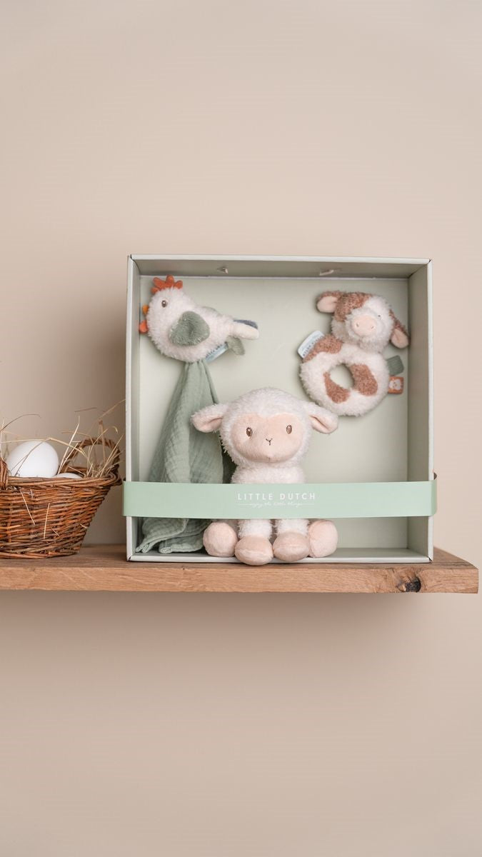 Little Dutch Little Farm set regalo neonato 3 pezzi