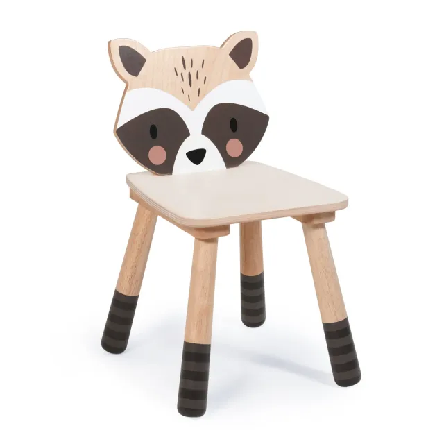 Tender Leaf Forest Procione Sedia Bambini in Legno