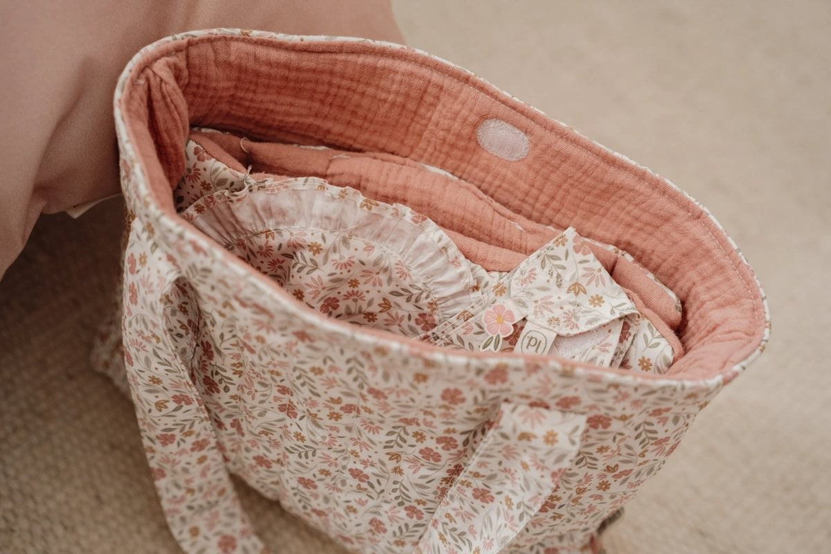 Little Dutch borsa cambio bambola fiori con accessori