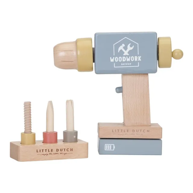 Little Dutch trapano giocattolo legno 3 anni accessori