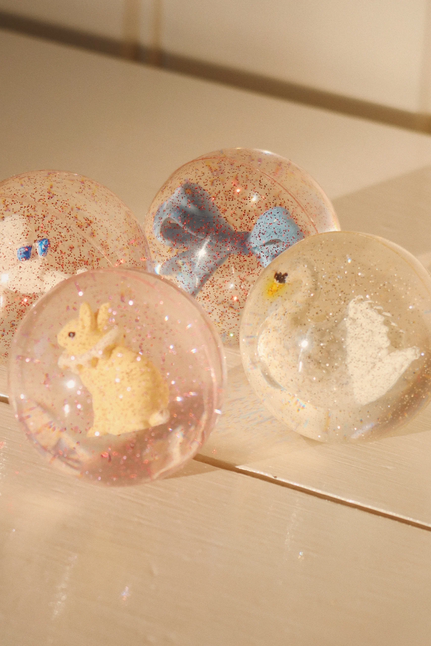 Konges Slojd Palla Rimbalzina Glitter con Personaggio 3D