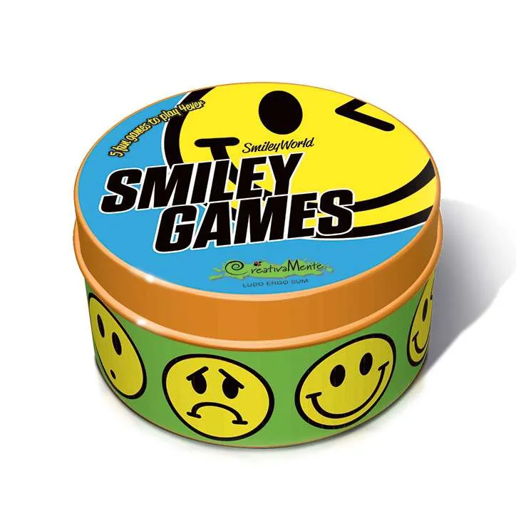 Smiley Games 5 giochi in uno gioco da tavolo carte e dadi