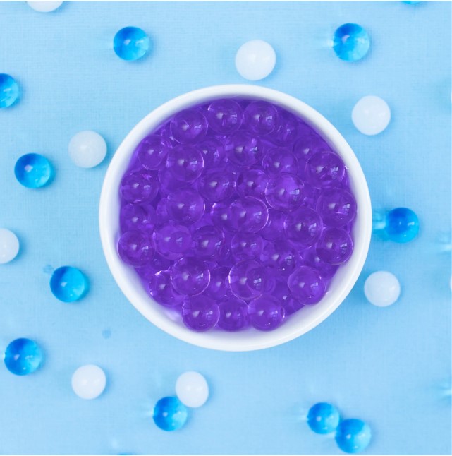No Nasties Perle d’acqua gioco sensoriale viola