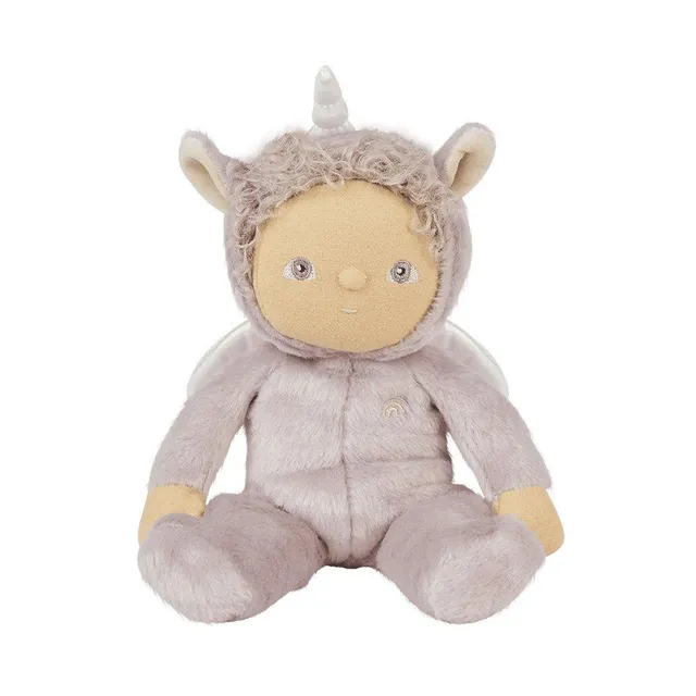 OlliElla Dinky Dinkums Uma Unicorn bambola lilla 22 cm