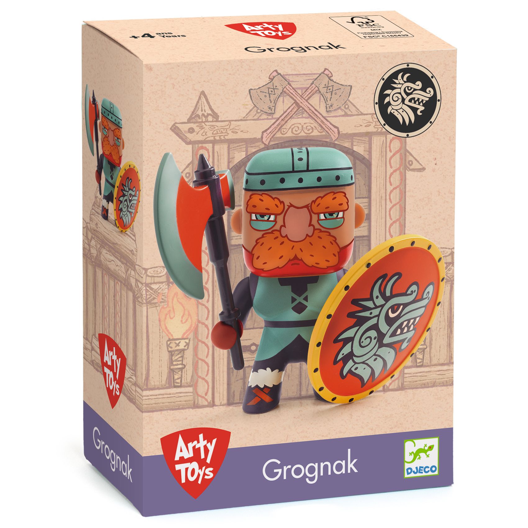 Djeco Arty Toys Grognak figura in vinile barbaro articolata