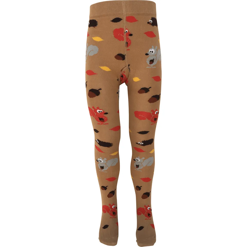 Slugs & Snails Autumn collant marroni scoiattoli bio