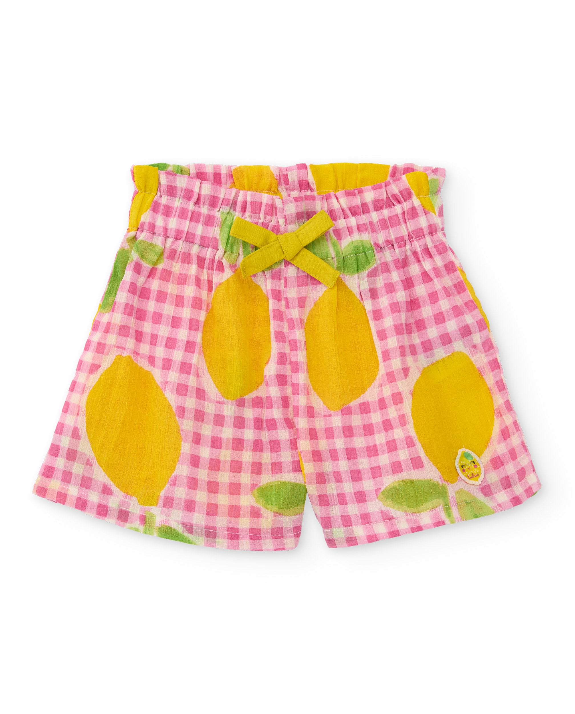 Tuc Tuc shorts bimba rosa limoni estivi