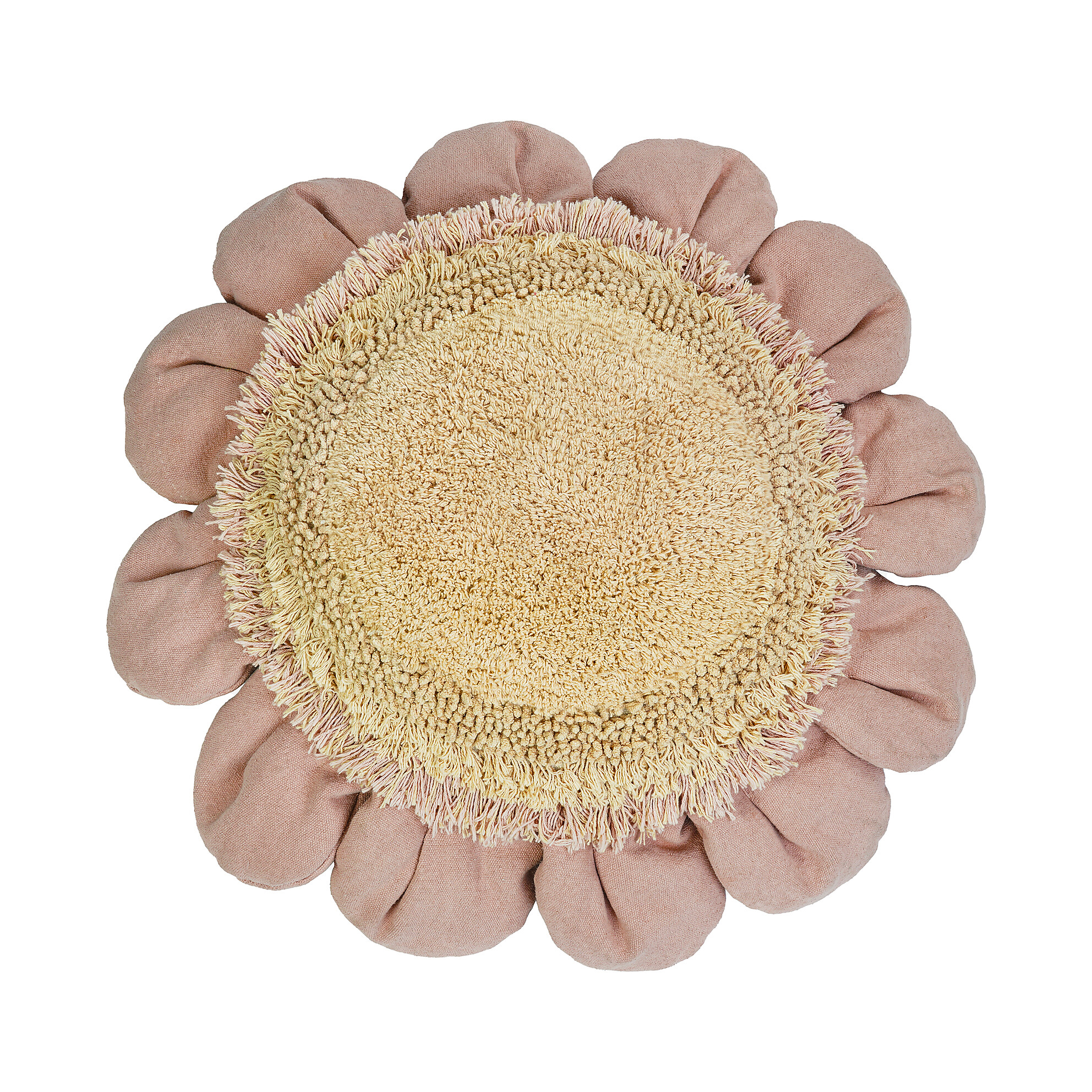 Lorena Canals Daisy pouf fiore rosa 70 cm