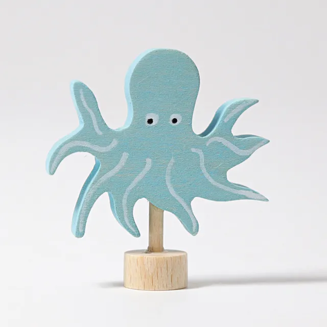 Grimm's piovra figura legno decorativa 6 cm
