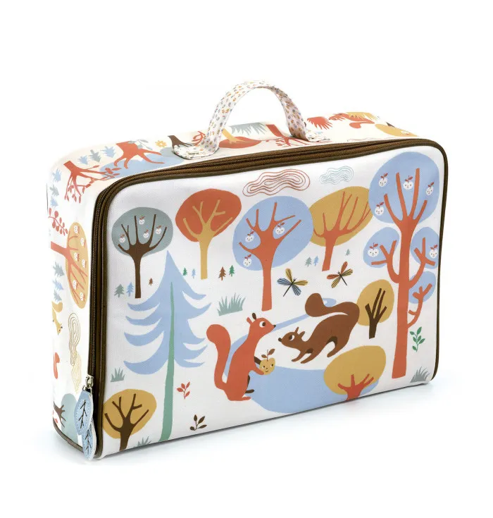 Djeco Bosco bauletto valigia bambini 39 cm cotone