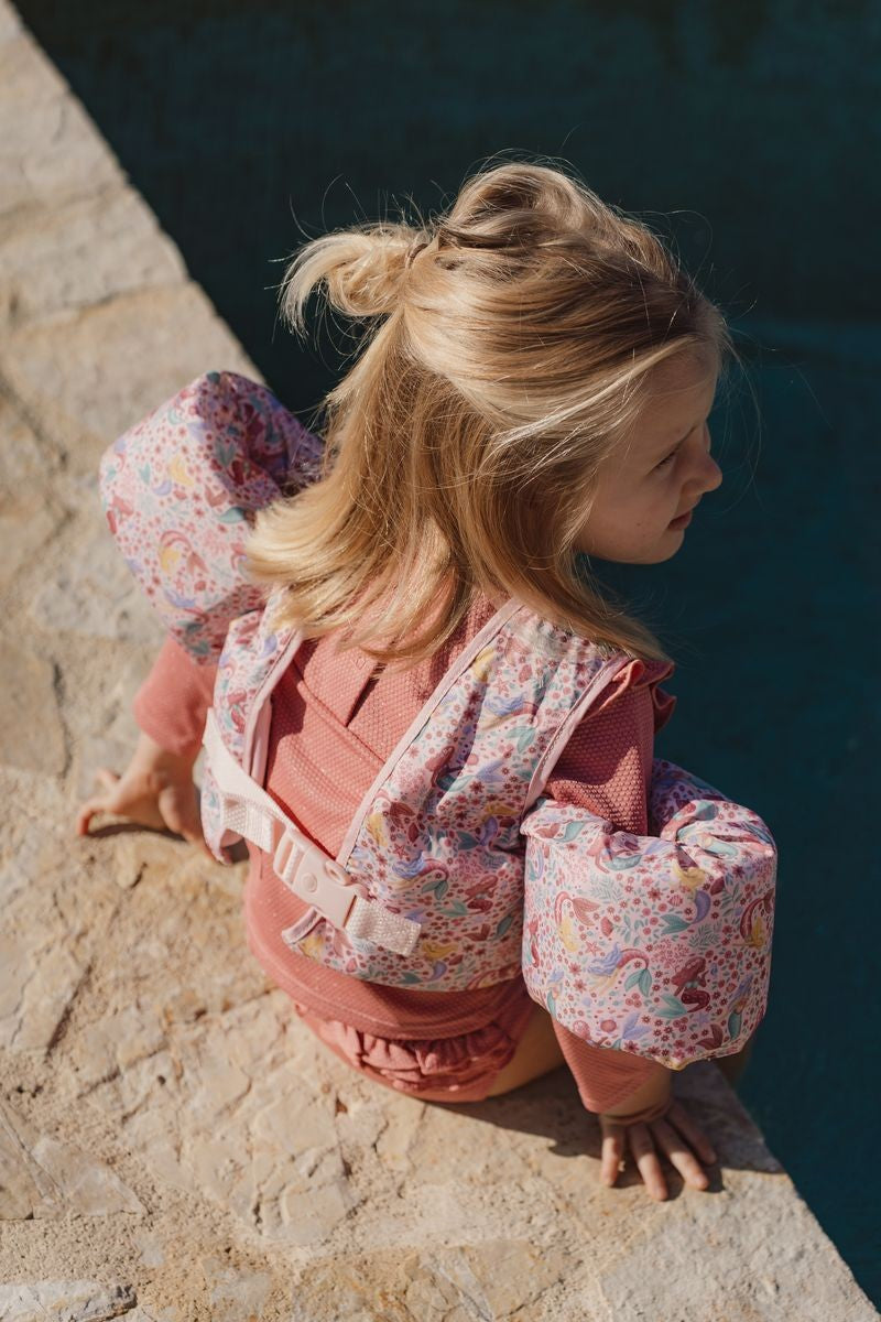 Little Dutch Sirene gilet con braccioli 3-6 anni mare