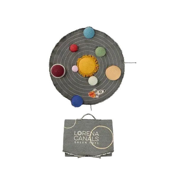 Lorena Canals Solar System tappeto gioco 63x67 cm cotone