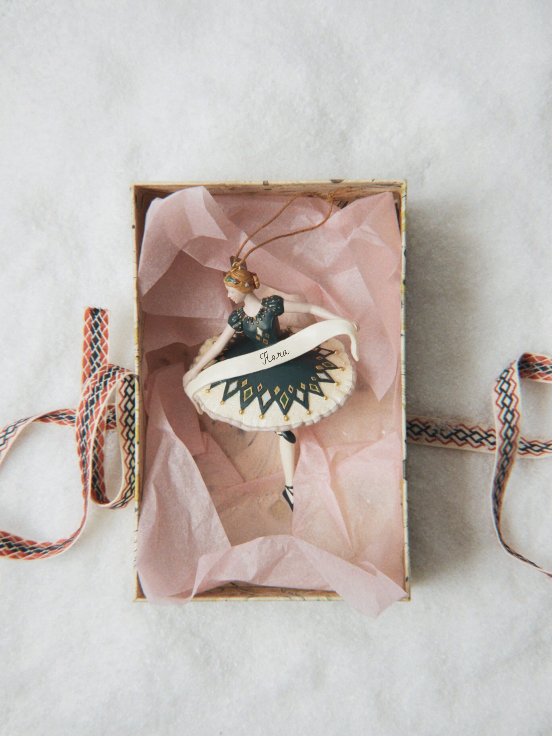 Konges Sløjd Ballerina Harlekin decorazione Natale 13,5 cm