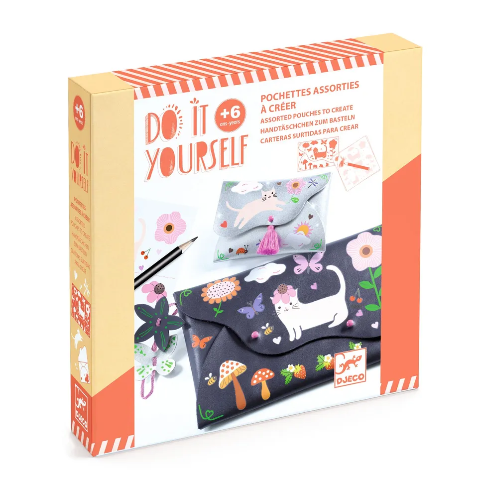 Djeco Joyful Friends kit creativo pochette 2 pezzi