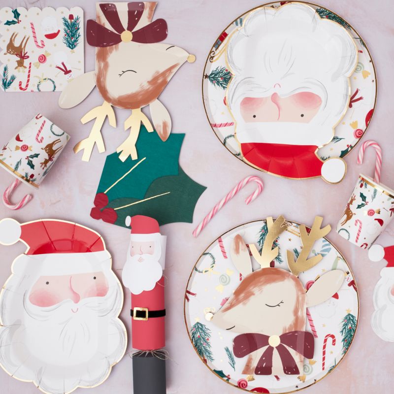 Meri Meri Christmas bicchieri carta 8 pezzi 256 ml