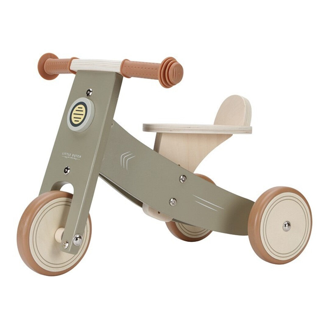 Little Dutch Triciclo Legno Oliva 12-36 Mesi