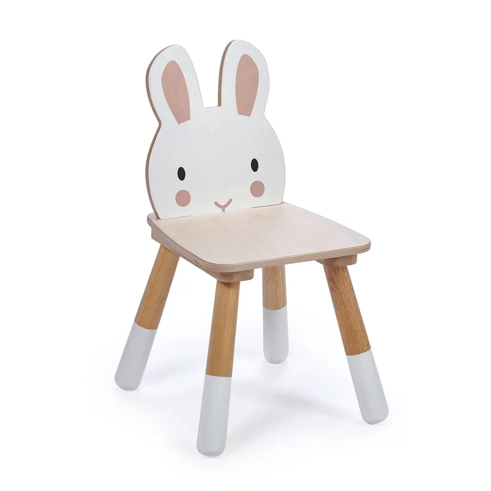 Tender Leaf Forest sedia bambini legno coniglio