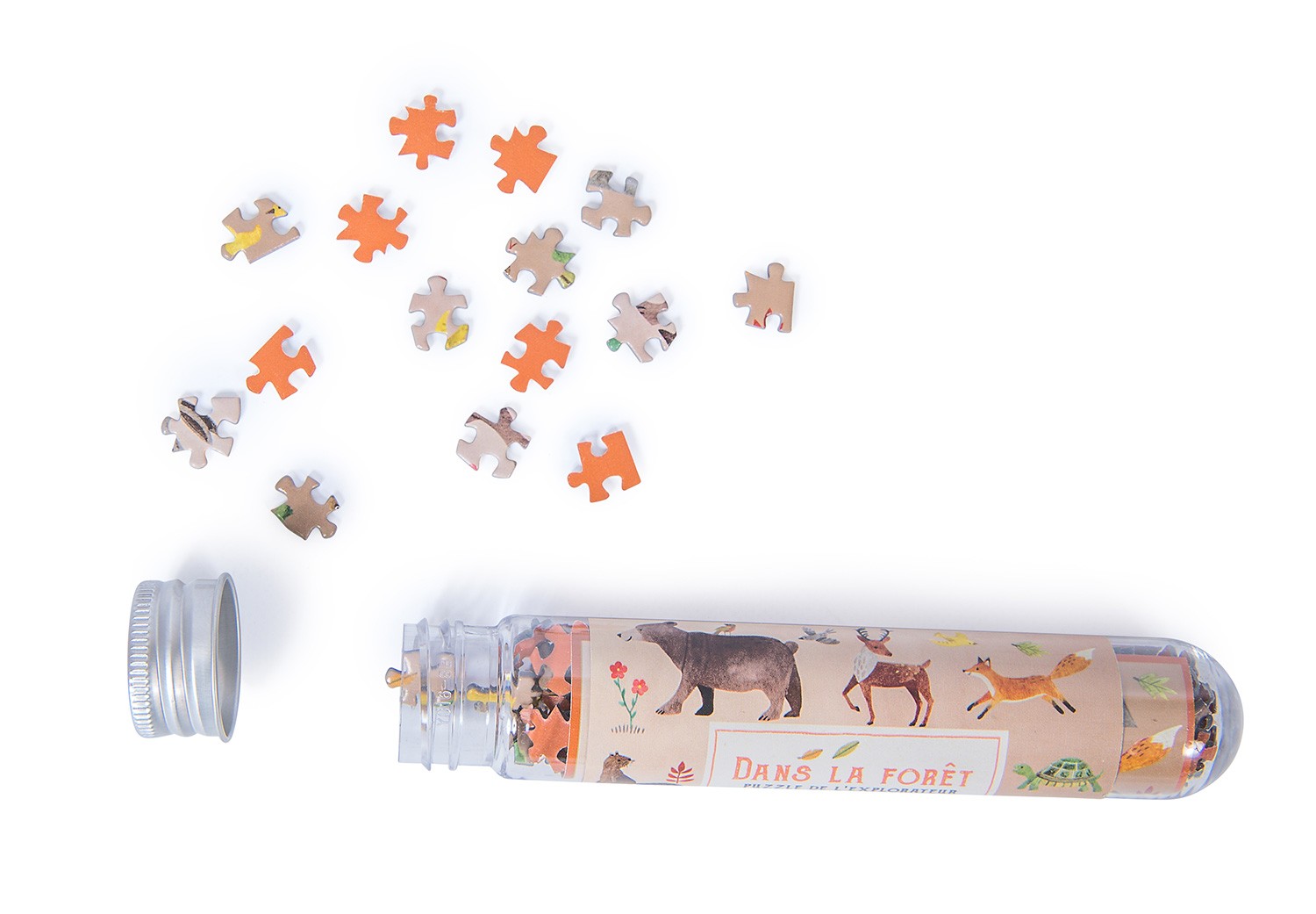Moulin Roty Le Jardin Mini Puzzle Notte nella Foresta 150 pezzi