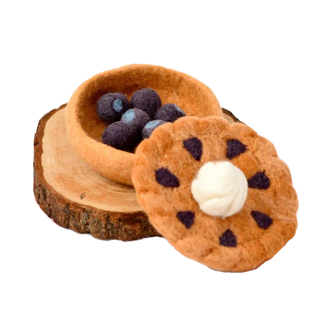 Tara Treasures torta in feltro mirtilli gioco cucina 11 cm