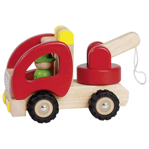 Goki Carro attrezzi gioco in legno con gancio