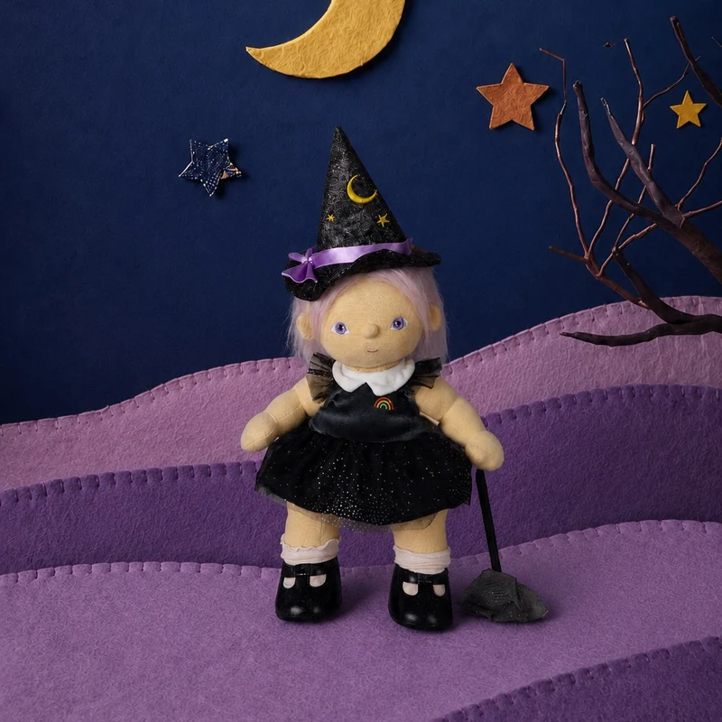 Olli Ella Dinkum Dolls Spellbound Vestito Strega 35 cm